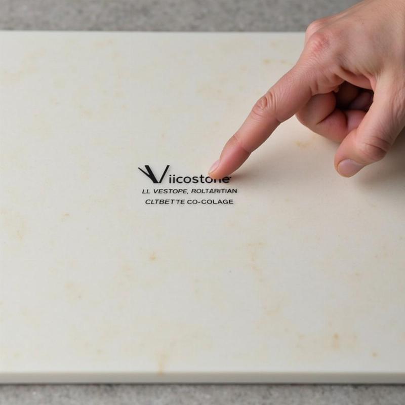 Kiểm tra chất lượng và mã CODE khi mua đá Vicostone, hướng dẫn mua đá Vicostone ở đâu uy tín